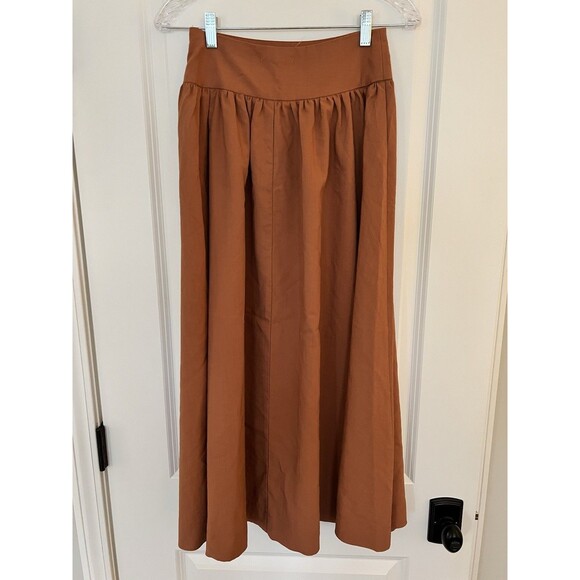 Altar d State Rust Orange Midi Skirt Small EUC - Picture 2 of 6